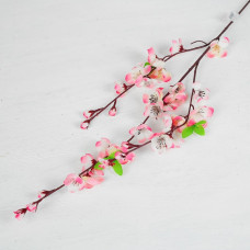 Цветок искусственный Сакура нежность 4*85см, розовый