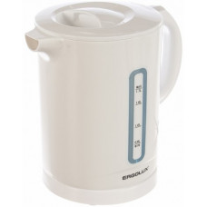 Чайник ERGOLUX ELX-KH1-C01 белый (пластиковый,спираль,1,7л,160-250В,150-230Вт)