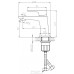Смеситель для раковины, без дон.клап. Berlin